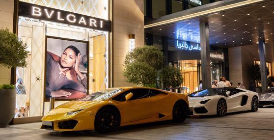 Bvlgari showroom lunch with Lamborghini Club Bahrain