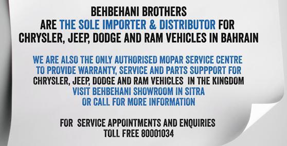 Behbehani Brothers Further Consolidates its Leading Role in the Bahrain Automotive Sector