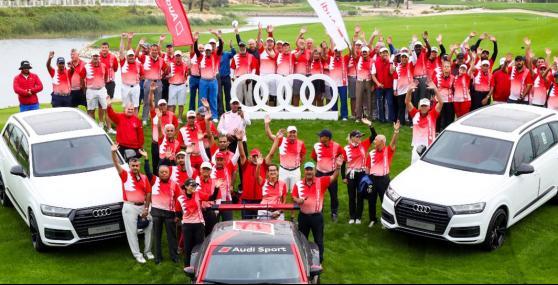 Russell Mack and Riyad Al Saie win the Audi Sport National Day tournament