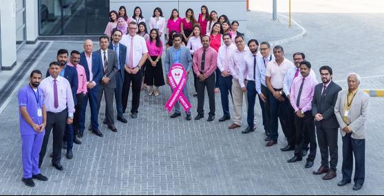#ThinkPink initiative at Behbehani Brothers in recognition of Breast Cancer Awareness.