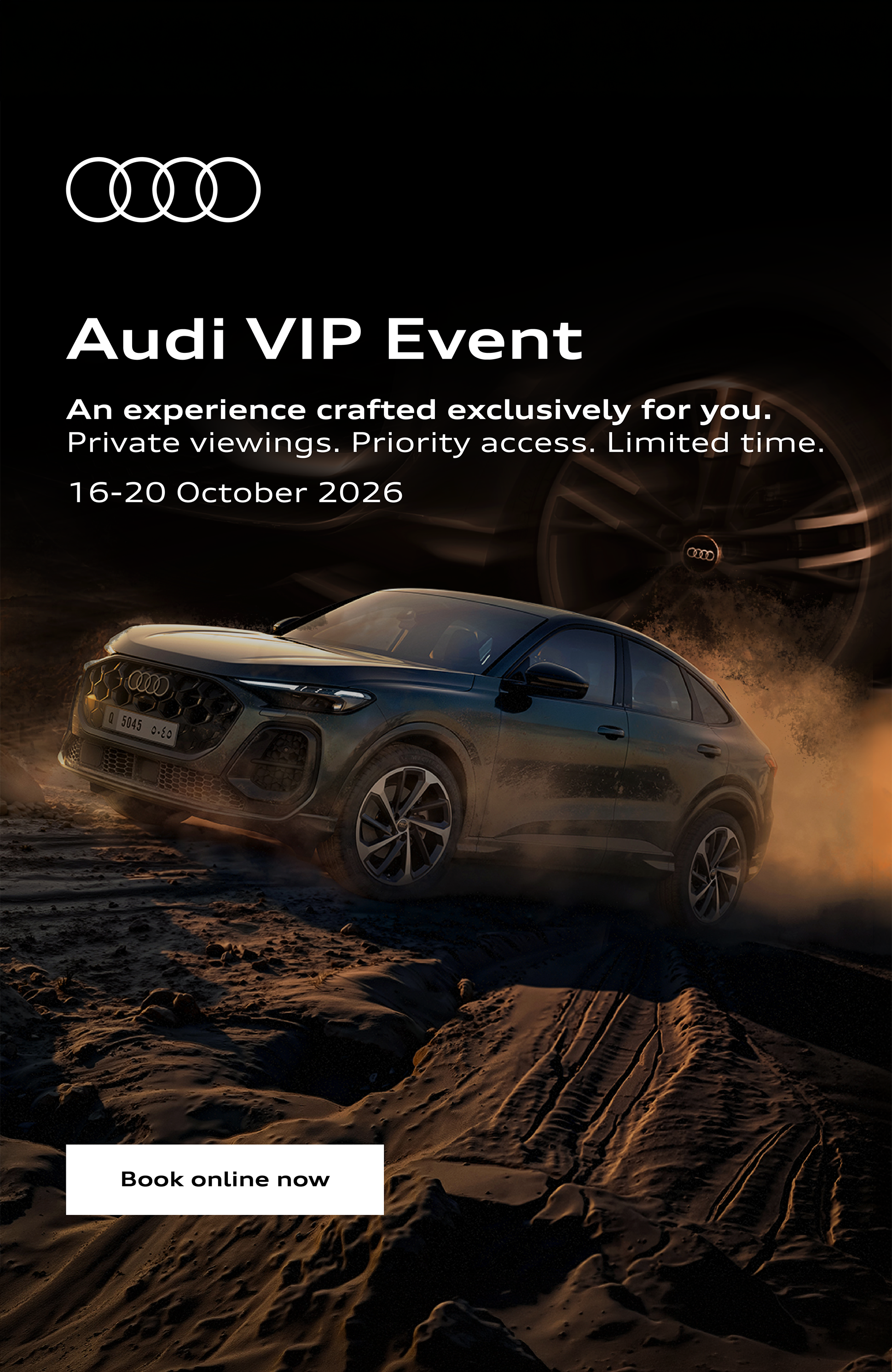 Join us for the Audi VIP event